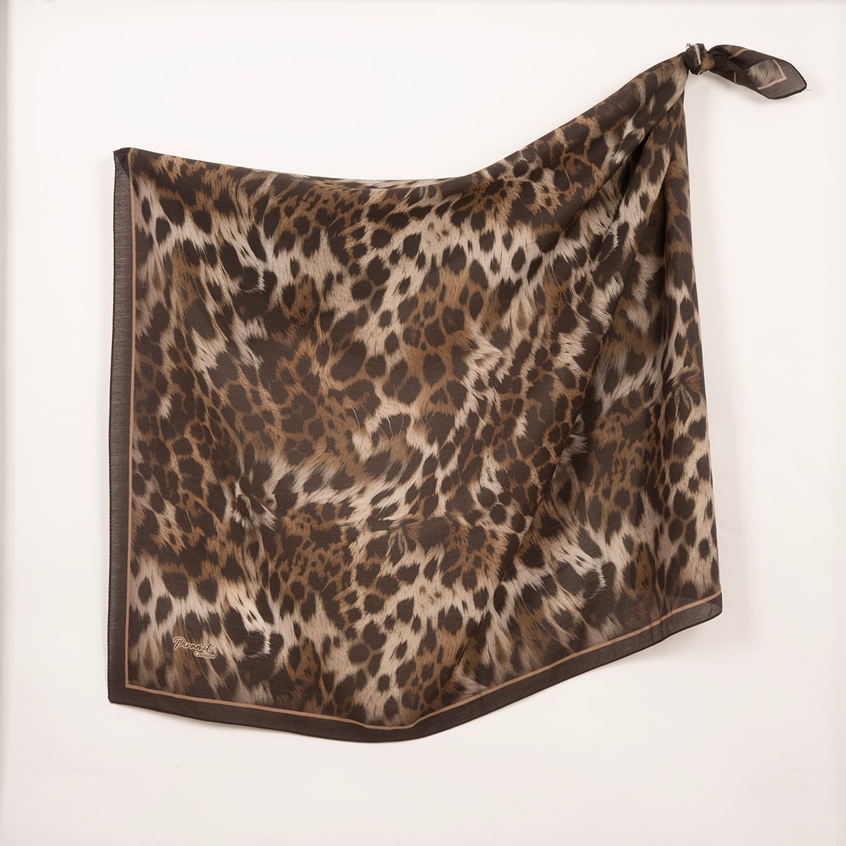 Spring Viscon Eşarp |  Tüylü Leopar