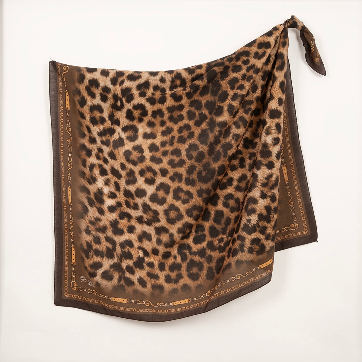 Spring Viscon Eşarp | Zincir Leopar Hover