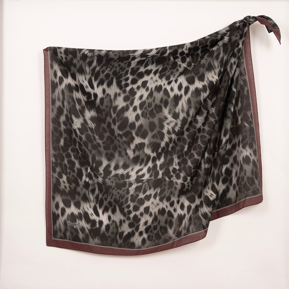 Spring Viscon Eşarp |  Tüylü Leopar Hover