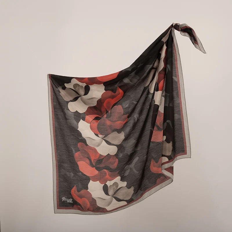 Spring Viscon Eşarp | Floral Akış